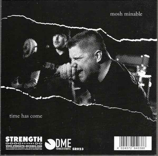 Backfire! / Cornered - Mosh Minable / Time Has Come 7" (Strength Records (4)Vinyl, 7", EPMint (M))