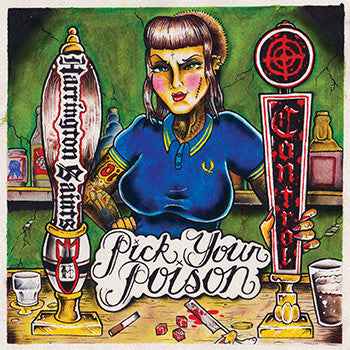 Control / Harrington Saints - Pick Your Poison 7" (Randale Records,Pirates Press Records,Longshot MusicVinyl, 7", 45 RPM, Single, RedMint (M))