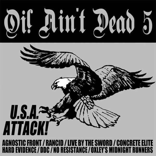 Various - Oi! Ain't Dead 5 (U.S.A. Attack!) LP (Rebellion Records,American Oi! RecordsVinyl, LP, CompilationMint (M))