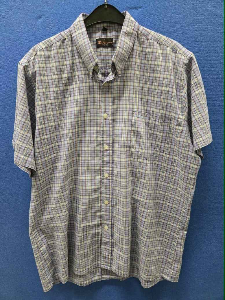 Ben Sherman - kurzarm Hemd (L / 2nd Hand) Left Over!