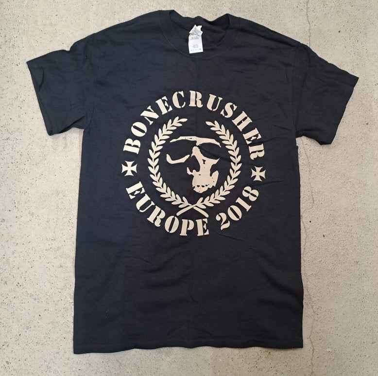 Bonecrusher - Europatour 2018 T-Shirt (black, S) Left Over