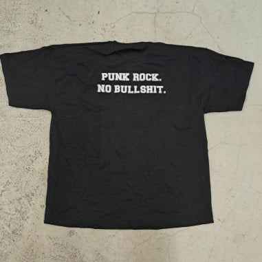 Burning Streets - Punkrock, No Bullshit T-Shirt (black, XXL) Left Over!