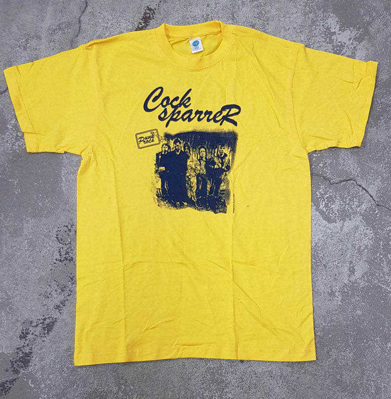 Cock Sparrer T-Shirt (L-2XL, yellow)