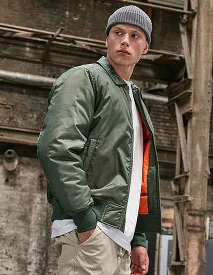 Collar Bomber Jacket (dark olive, S-5XL)