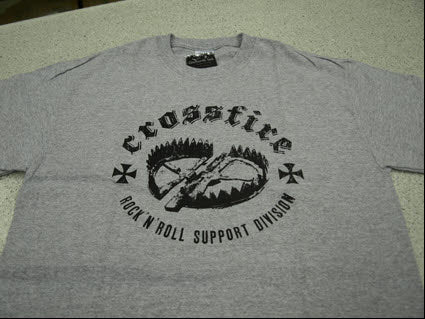 Crossfire T-Shirt (grau, M-L) Left Over!
