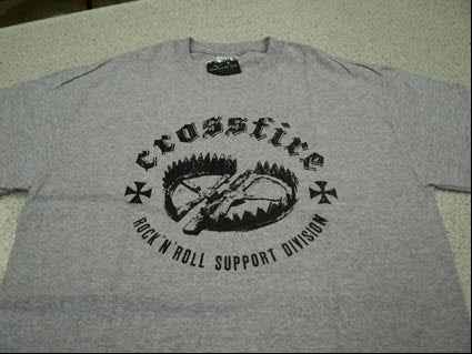 Crossfire T-Shirt (grau, M-L) Left Over!
