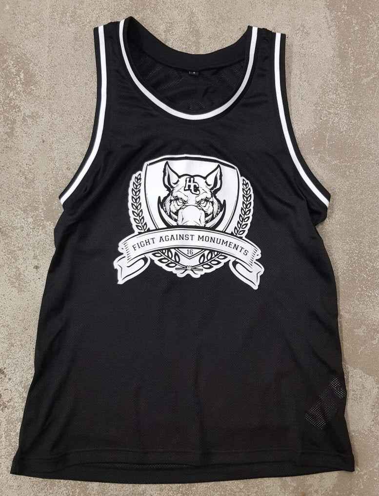 Fight Against Monuments - Basketball T-Shirt (S-5XL, black)
