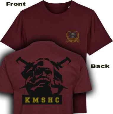 Fight Against Monuments - KMSHC - T-Shirt (S-5XL, weinrot)