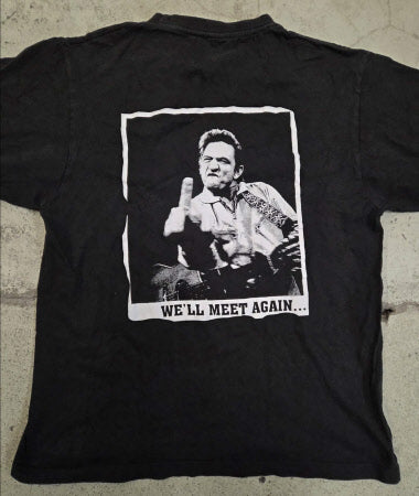 Johnny Cash - Fuck You T-Shirt (Black, M / 2nd Hand) Left Over!