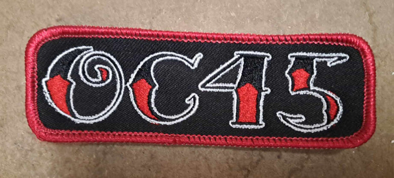 OC45 Aufnäher / Patch (red)
