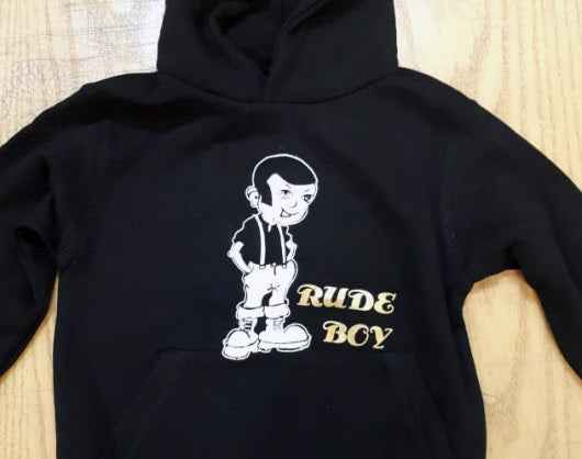 Rudeboy Hoody / Kapu für Kids (black)