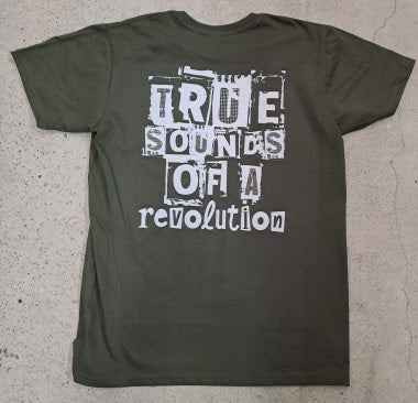 Steelbruch - True Sounds of a Revolution T-Shirt (olivegrün, S-3XL)