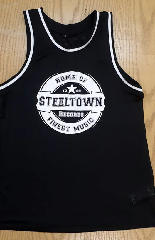 Steeltown Records - Basketball Shirt (black) (S-5XL)