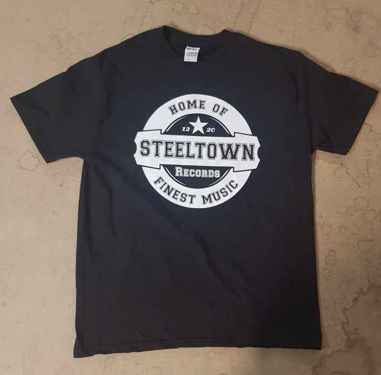 Steeltown Records - Finest Music T-Shirt (black, XS-5XL)