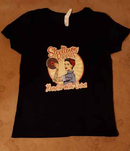 Steeltown Records - Handle With Care - Girlie (navy, S-2XL)