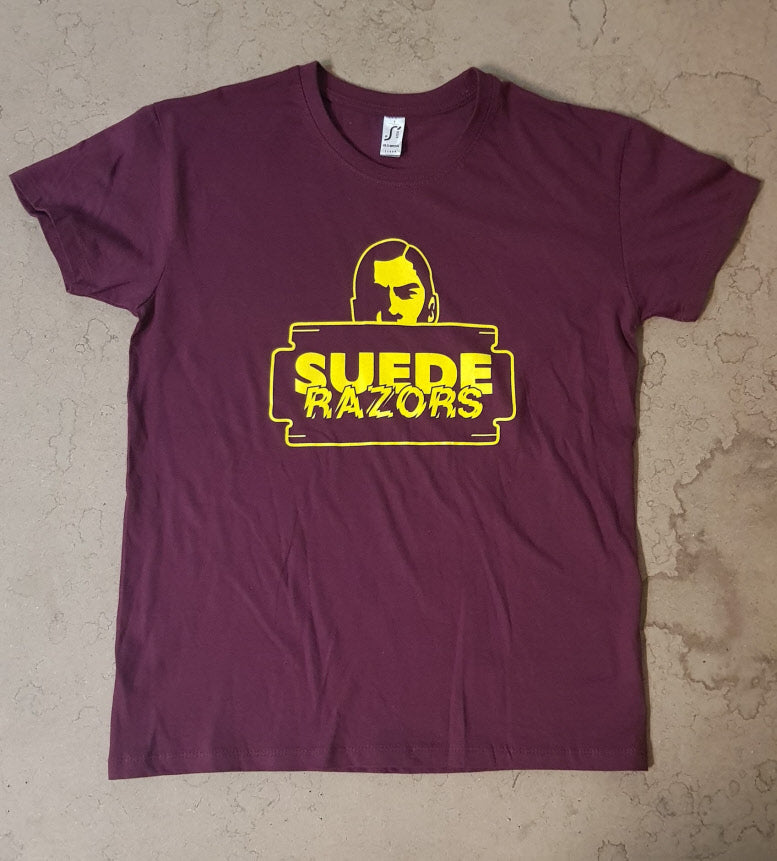 Suede Razors - T-Shirt (weinrot, S-2XL)