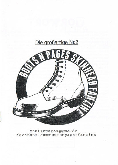 Boots And Pages Fanzine Ausgabe 2