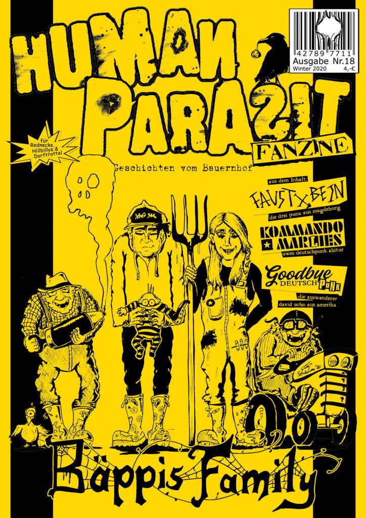 Human Parasit Fanzine Ausgabe 18 Winter / 2020