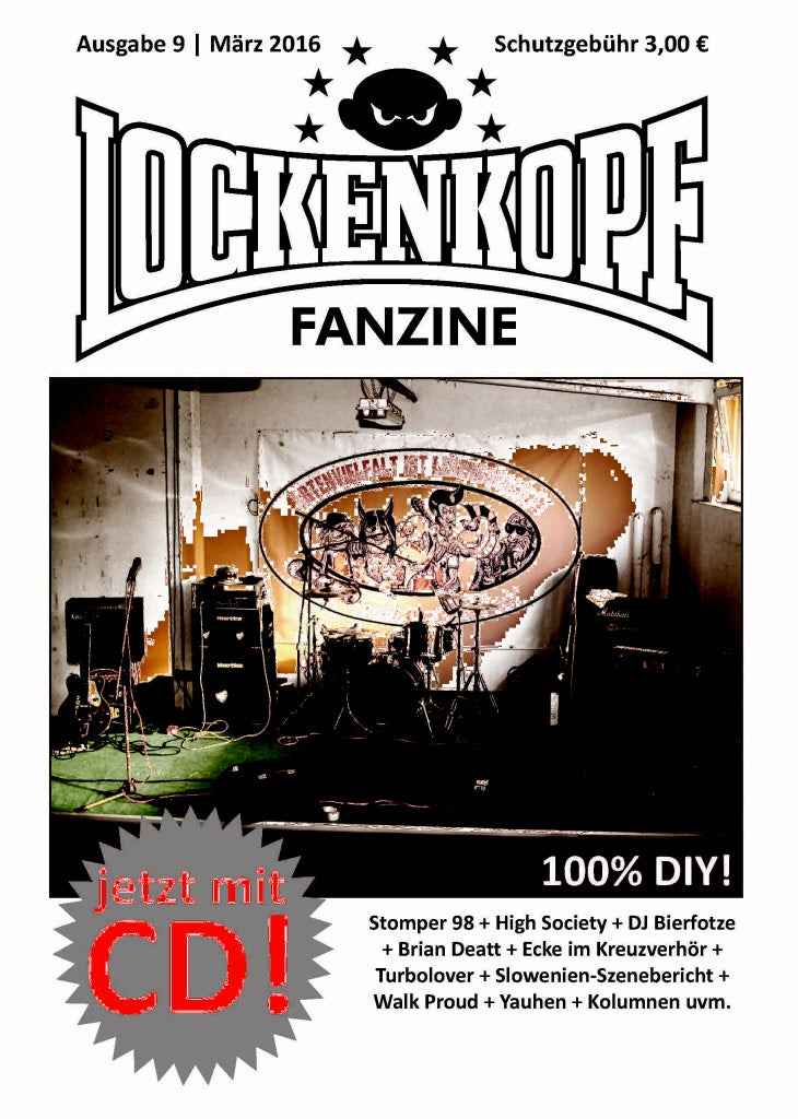 Lockenkopf Fanzine - Ausgabe 9 inkl. CD Sampler Beilage