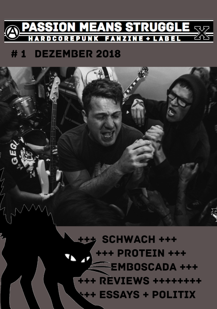 Passion Means Struggle - Hardcorepunk Fanzine Ausgabe 1