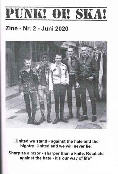 Punk! Oi! Ska! Zine Nr.2 Juni 2020