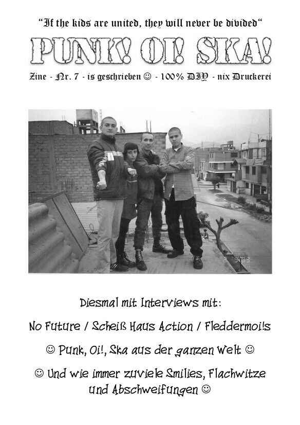 Punk Oi! Ska Fanzine Ausgabe 7