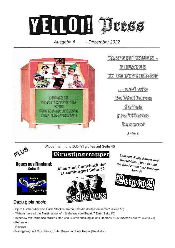 Yelloi! Press Fanzine Ausgabe 6 (Dezember / 2022)