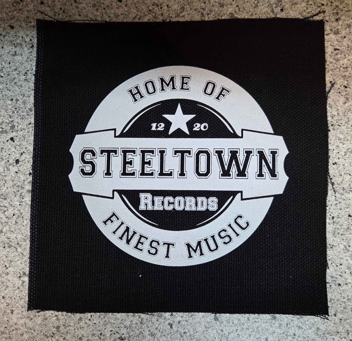 Steeltown Records - Home of finest Music Patch / Aufnäher klein