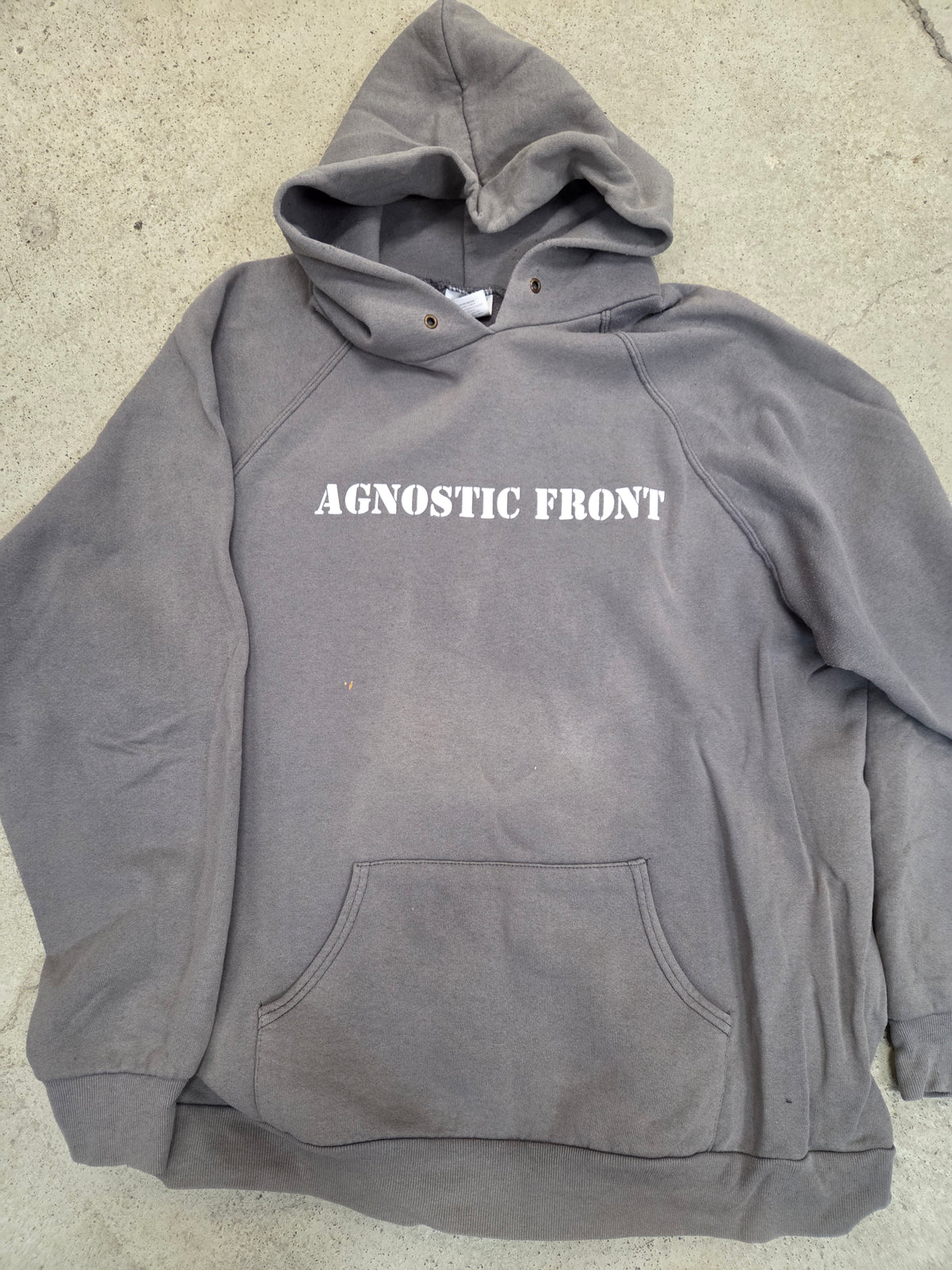 Agnostic Front - New York Hardcore Hoodie (XL / 2nd Hand) Left Over!