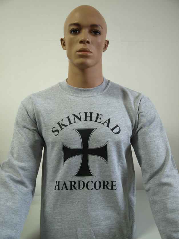 Skinhead Hardcore - Sweatshirt (grau, S-5XL)