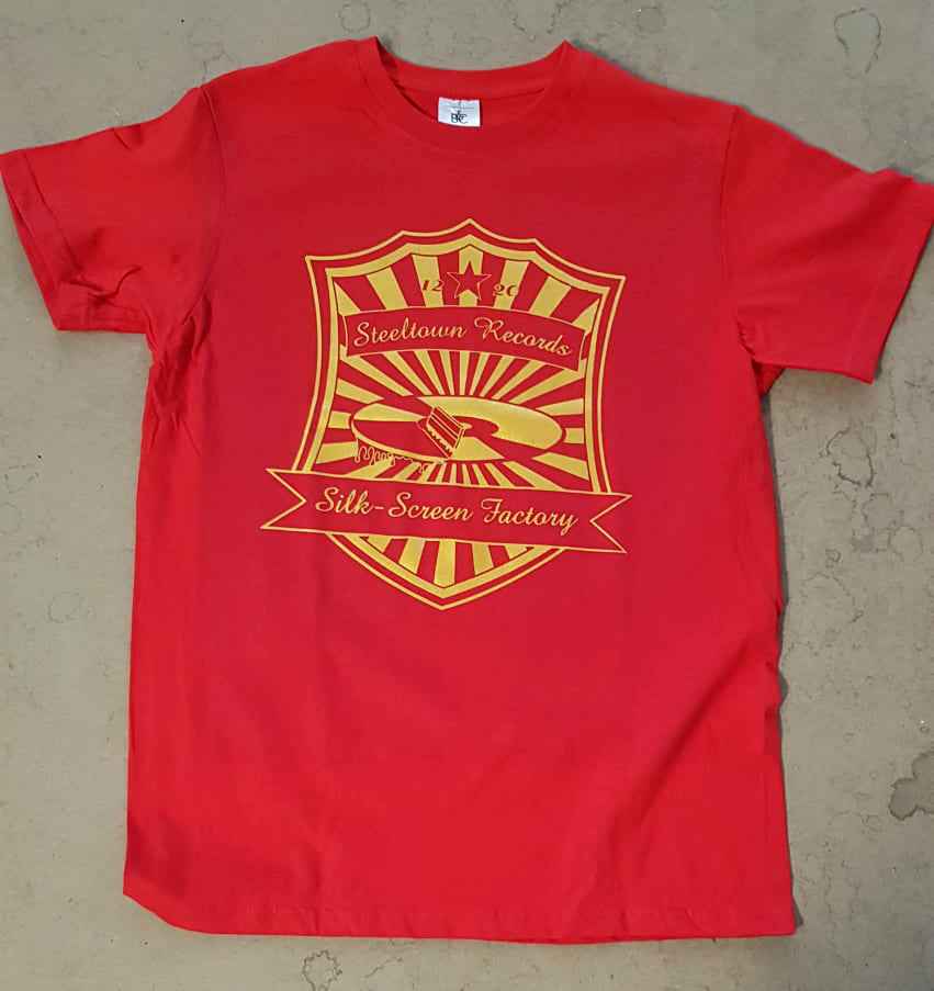 Steeltown Records - Factory T-Shirt (cherryred, S-5XL)