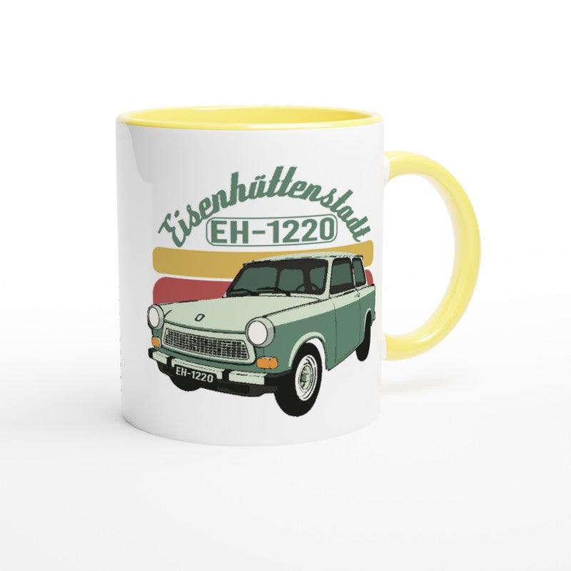 Tasse Keramik - Trabi 1220 Eisenhüttenstadt