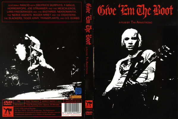 Various : Give 'Em The Boot (DVD-V, PAL)