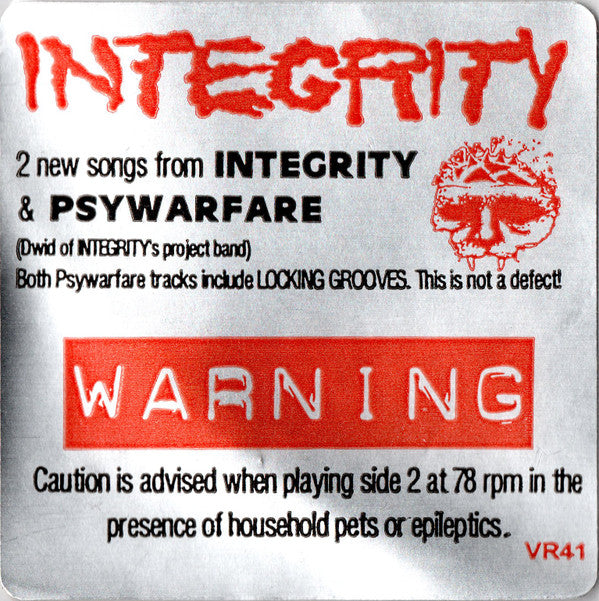 Integrity (2) / Psywarfare : Integrity / Psywarfare (7", EP, Pic)