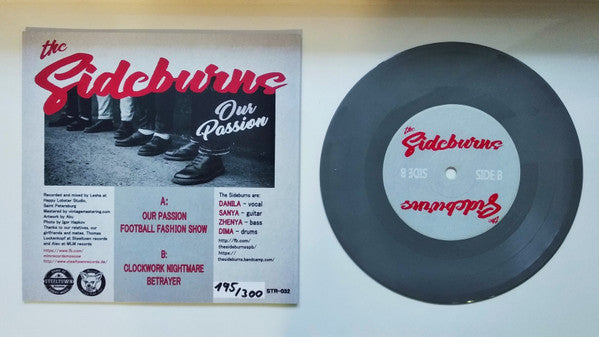 The Sideburns (4) : Our Passion  (7", EP, Num, Gra)
