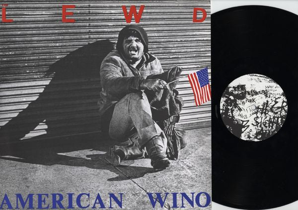 The Lewd : American Wino (LP, Album, RE, Unofficial)