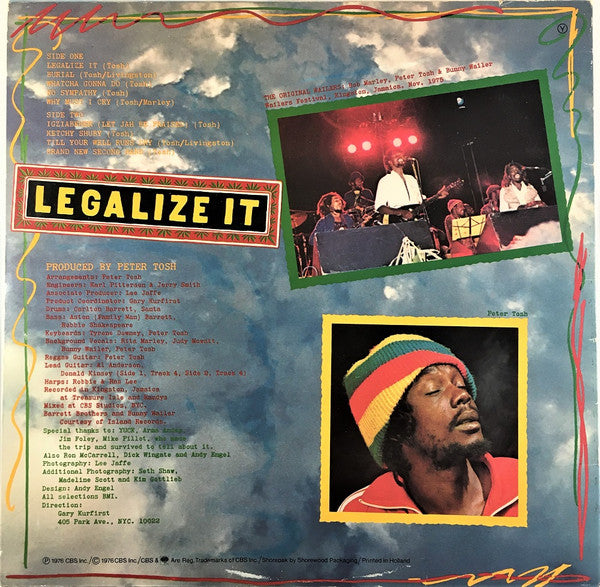 Peter Tosh : Legalize It (LP, Album)