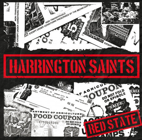 Harrington Saints : Red State (7", Single, Ltd, Red)