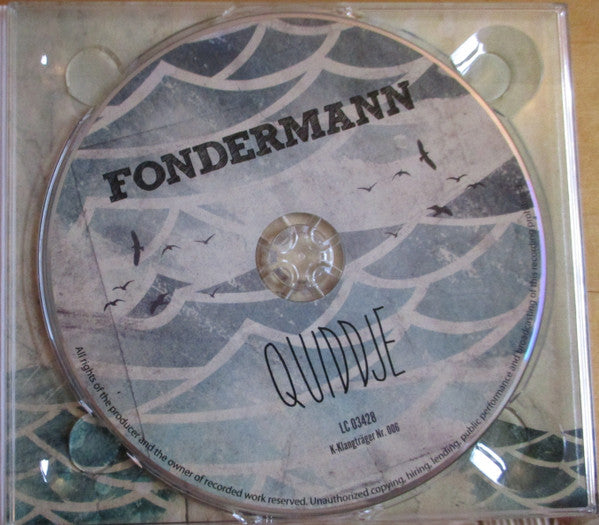 Fondermann : Quiddje (CD, Album)