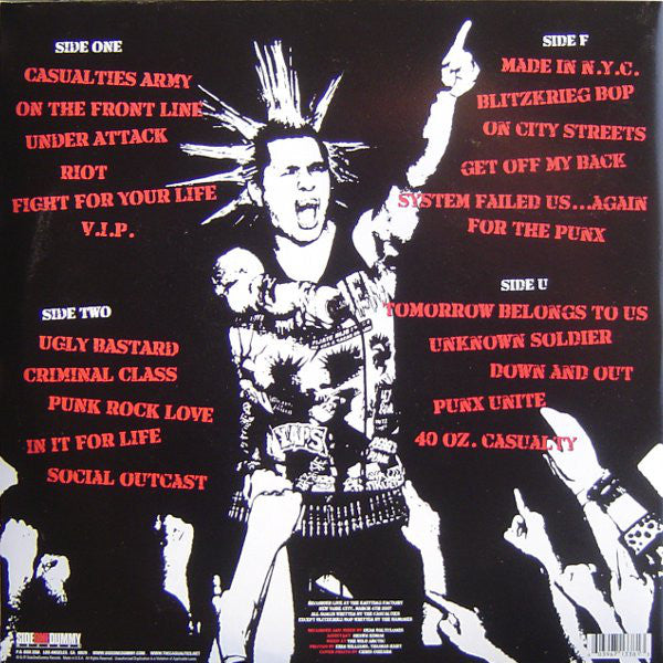 The Casualties : Made In N.Y.C. (2xLP, Album + DVD)