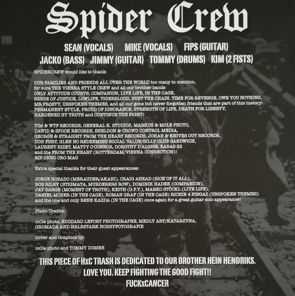 Spider Crew : Sounds Of Hatred (12", Album, Ltd, Ora)