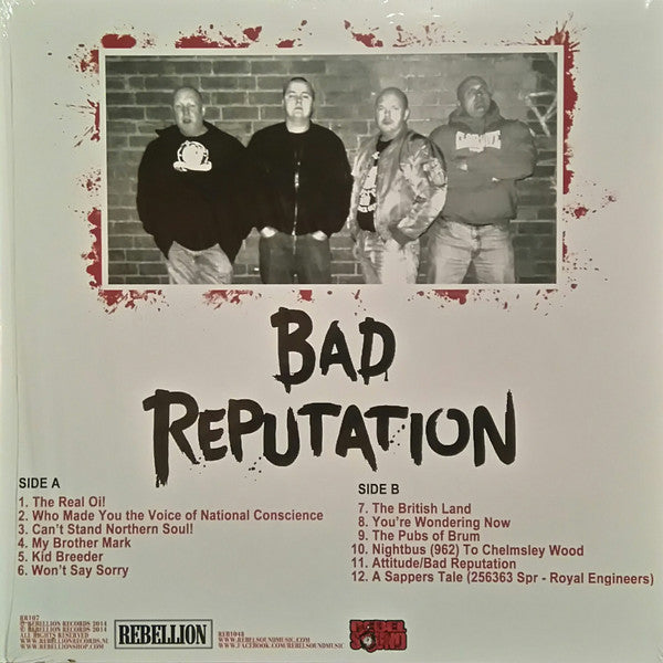 Close Shave : Bad Reputation (LP, Album, Whi)