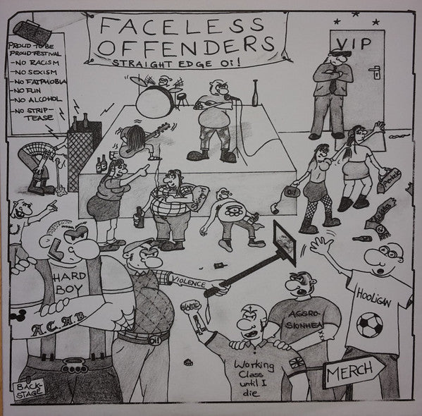 Faceless Offenders : We Don't Pose E.P. (7", EP, Ltd)