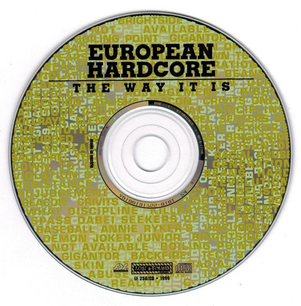 Various : European Hardcore - The Way It Is (CD, Comp)