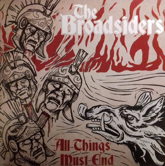 The Broadsiders (2) : All Things Must End (LP, Album, Ltd, Red)