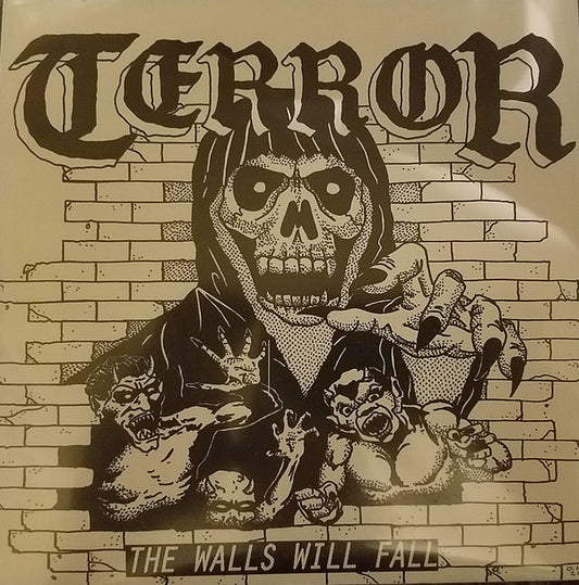 Terror (3) : The Walls Will Fall (7", Ltd, RP, Oli)