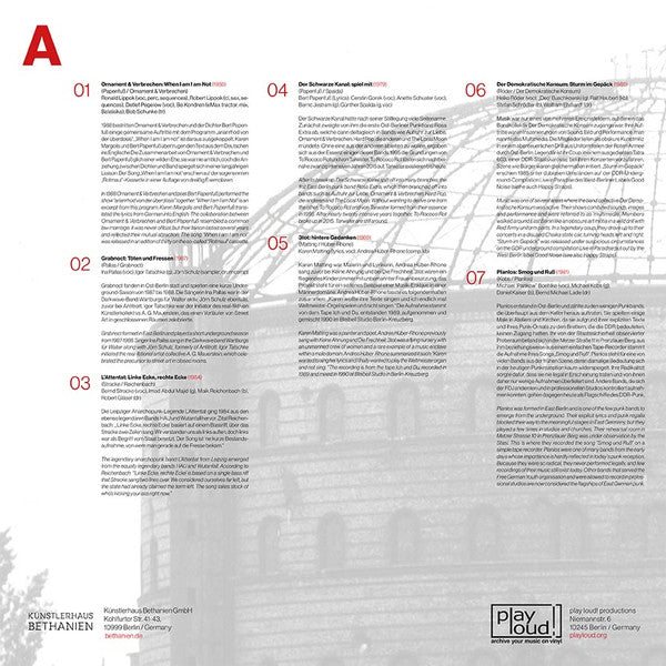 Various : Ende Vom Lied: East German Underground Sound 1979 - 1990 (2xLP, Comp, Ltd)