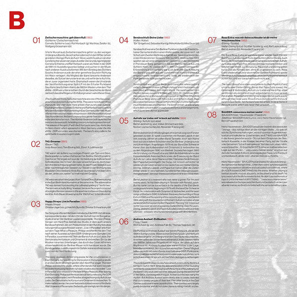 Various : Ende Vom Lied: East German Underground Sound 1979 - 1990 (2xLP, Comp, Ltd)