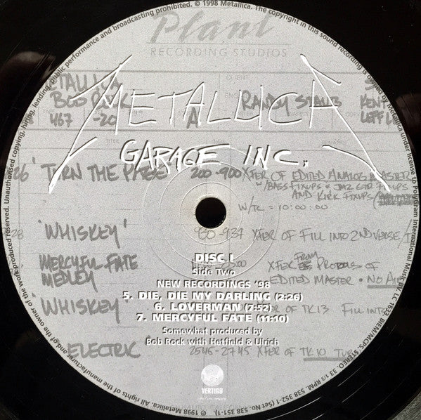 Metallica : Garage Inc. (3xLP, Album, Comp)