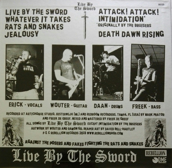 Live By The Sword : Live By The Sword (12", MiniAlbum)